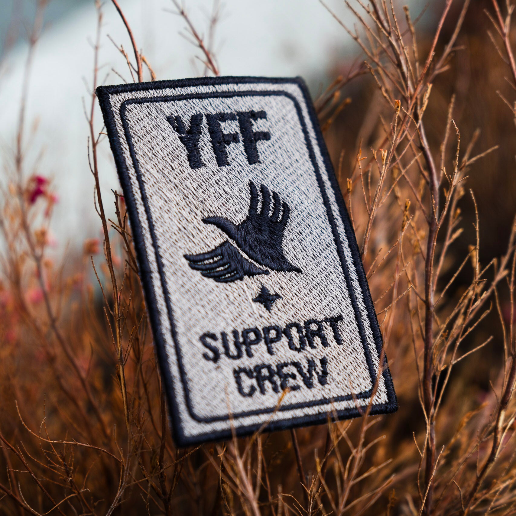 YFF Support Crew Patch, non-velcro